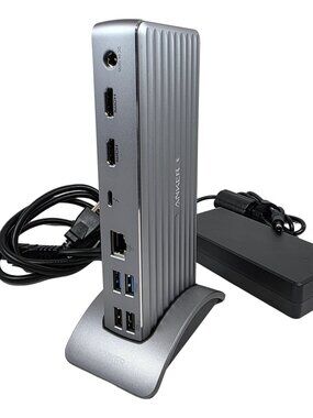Anker 777 Thunderbolt Dock A8397 Apex 12-in-1 USB-C Triple 4K Dock w/ Stand